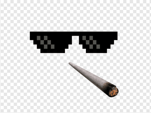 Thug Life Meme Glasses Png