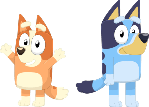 Bluey and Bingo PNG Download