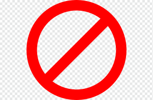 Red Circle Cross PNG