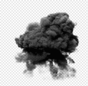 Deep Black Smoke PNG