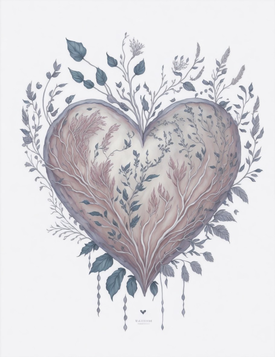 heart PNG watercolor