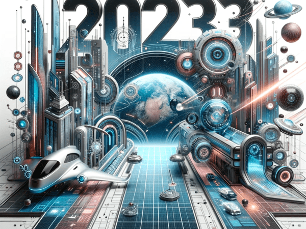 Photo of a futuristic 2023 PNG