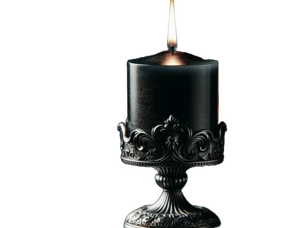 black flame candle black flame candle PNG image transparent
